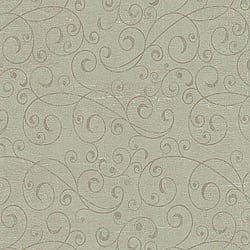 Galerie Wallcoverings Product Code 59419 - Allure Wallpaper Collection - Green Colours - Whimsical Swirl Design