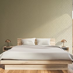 Galerie Wallcoverings Product Code 64648 - Slow Living Wallpaper Collection - Gold Bronze Silver Colours - Soul Ochre Gold Design