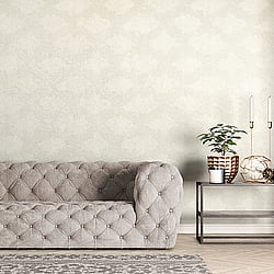 Galerie Wallcoverings Product Code 64986 - Crafted Wallpaper Collection - Cream White Grey Colours - Stamped Design