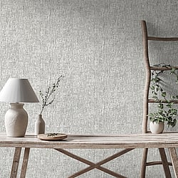 Galerie Wallcoverings Product Code 64996 - Crafted Wallpaper Collection - Grey Silver White Black Colours - Base Design