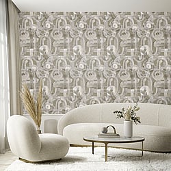 Galerie Wallcoverings Product Code 65322 - Salt Wallpaper Collection - Nutmeg Colours - Penello Design