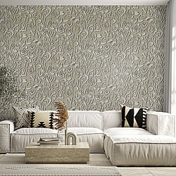 Galerie Wallcoverings Product Code 65330 - Salt Wallpaper Collection - Nutmeg Colours - Fiore Design