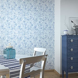Galerie Wallcoverings Product Code 6765-30 - Imagine Wallpaper Collection - Blue Colours - Tie-dye Design