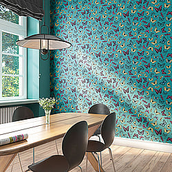Galerie Wallcoverings Product Code 6771-20 - Imagine Wallpaper Collection - Multi-Coloured Colours - Butterly Butterflies Design