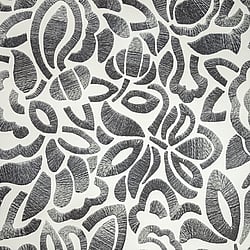 Galerie Wallcoverings Product Code 81339 - Pepper Wallpaper Collection - Black Cumin Colours - Brussels Lace Design
