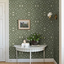 Galerie Wallcoverings Product Code 82008 - Hidden Treasures Wallpaper Collection - Green Colours - No 1 Holland Park Design