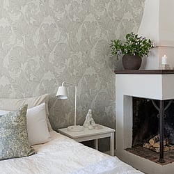 Galerie Wallcoverings Product Code 82011 - Hidden Treasures Wallpaper Collection - White    Colours - Granville Design