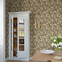Galerie Wallcoverings Product Code 82015 - Hidden Treasures Wallpaper Collection - Yellow  Colours - Granville Design
