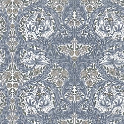 Galerie Wallcoverings Product Code 82024 - Hidden Treasures Wallpaper Collection - Blue Colours - African Marigold Design