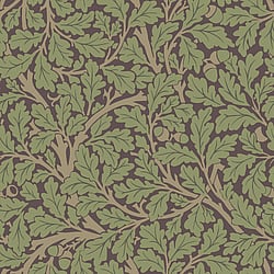 Galerie Wallcoverings Product Code 82029 - Hidden Treasures Wallpaper Collection - Green Colours - Oak Tree Design