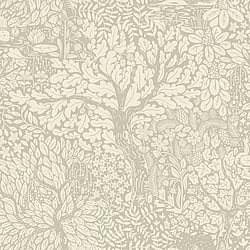 Galerie Wallcoverings Product Code 83110 - Hjarterum Wallpaper Collection - Taupe White Colours - Olle Design