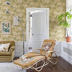 Galerie Wallcoverings Product Code 83123 - Hjarterum Wallpaper Collection - Light yellow Colours - Eva Design