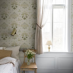Galerie Wallcoverings Product Code 83133 - Hjarterum Wallpaper Collection - White Colours - Edla Design
