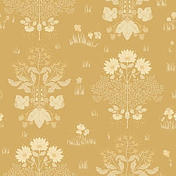 Galerie Wallcoverings Product Code 83135 - Hjarterum Wallpaper Collection - Yellow Colours - Edla Design