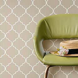 Galerie Wallcoverings Product Code 84018 - Cottage Chic Wallpaper Collection - Beige Colours - Cancello Green Design