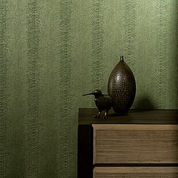 Galerie Wallcoverings Product Code 91981 - Energy Wallpaper Collection - Green, Gold Colours - Snake Skin Design