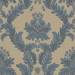 Galerie Wallcoverings Product Code 95104 - Ornamenta 2 Wallpaper Collection - Dark Beige Grey Colours - Classic Damask Design