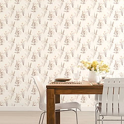 Galerie Wallcoverings Product Code AB42446 - Abby Rose 4 Wallpaper Collection - Beige Grey Colours - Flora Design