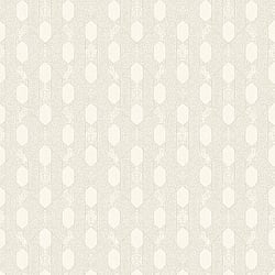 Galerie Wallcoverings Product Code AC60020 - Absolutely Chic Wallpaper Collection - Cream Grey Metallic Colours - Art Deco Style Geometric Motif Design