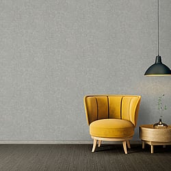 Galerie Wallcoverings Product Code AC60031 - Absolutely Chic Wallpaper Collection - Grey Metallic Colours - Distressed Geometric Texture Design