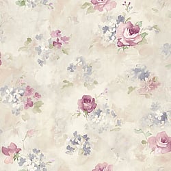 Galerie Wallcoverings Product Code AF37710 - Abby Rose 4 Wallpaper Collection - Plum Grey Blue Colours - Morning Dew Design