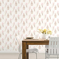 Galerie Wallcoverings Product Code AF37715 - Abby Rose 4 Wallpaper Collection - Pink Khaki Grey Colours - Flora Design
