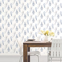 Galerie Wallcoverings Product Code AF37716 - Abby Rose 4 Wallpaper Collection - Blue Navy Grey Colours - Flora Design
