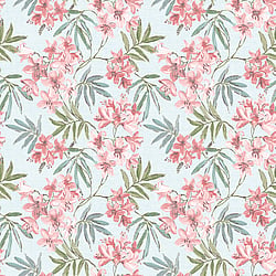 Galerie Wallcoverings Product Code AF37725 - Abby Rose 4 Wallpaper Collection - Turquoise Green Colours - Linen Floral Design