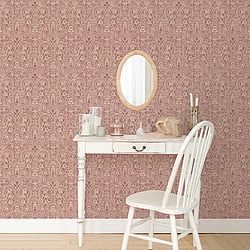 Galerie Wallcoverings Product Code AF37727 - Abby Rose 4 Wallpaper Collection - Plum Cream Colours - Ornamental Paisley Design