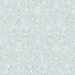 Galerie Wallcoverings Product Code AF37728 - Abby Rose 4 Wallpaper Collection - Turquoise Grey Colours - Ornamental Paisley Design