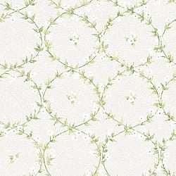 Galerie Wallcoverings Product Code AF37746 - Abby Rose 4 Wallpaper Collection - Green Light Grey Colours - Floral Laurel Design