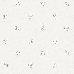 Galerie Wallcoverings Product Code AF37747 - Abby Rose 4 Wallpaper Collection - Light Grey Black Colours - Laurel Spot  Design