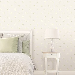Galerie Wallcoverings Product Code AF37749 - Abby Rose 4 Wallpaper Collection - Green Light Grey Colours - Laurel Spot  Design