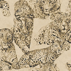 Galerie Wallcoverings Product Code BL22721 - Botanica Wallpaper Collection - Beige Colours - Leopard Design