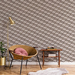 Galerie Wallcoverings Product Code BL22732 - Botanica Wallpaper Collection - Lilac Colours - Chain Link Design