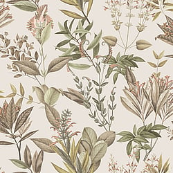 Galerie Wallcoverings Product Code BL22740 - Botanica Wallpaper Collection - Pink Green Colours - Mystic Floral Design