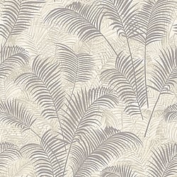 Galerie Wallcoverings Product Code BL22760 - Botanica Wallpaper Collection - Grey Colours - Tropical Leaves Design