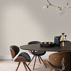 Galerie Wallcoverings Product Code BO23082 - Luxe Wallpaper Collection - White Silver Colours - Greek Key Design