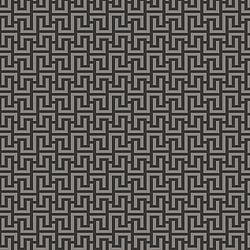 Galerie Wallcoverings Product Code BO23084 - Luxe Wallpaper Collection - Black Silver Colours - Greek Key Design