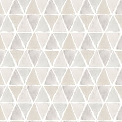 Galerie Wallcoverings Product Code CK36637 - Kitchen Style 3 Wallpaper Collection - Grey Beige Colours - Geo Triangles Design