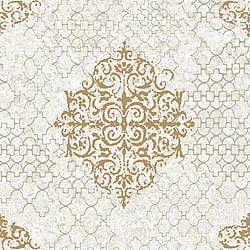 Galerie Wallcoverings Product Code CM2485 - Lustre Wallpaper Collection - Cream Colours - Damask Design