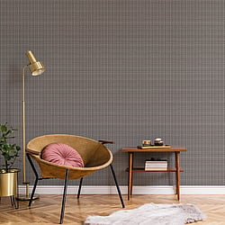 Galerie Wallcoverings Product Code CM27067 - Botanica Wallpaper Collection - Black Colours - Bali Weave Design