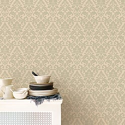 Galerie Wallcoverings Product Code DS29715 - Stripes And Damask 2 Wallpaper Collection -   