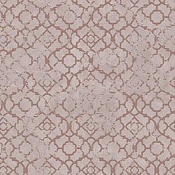 Galerie Wallcoverings Product Code DWP0246-04 - Emporium Wallpaper Collection - Pink Rose Gold Colours - Aged Quatrefoil Design