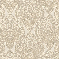 Galerie Wallcoverings Product Code DWP0247-05 - Emporium Wallpaper Collection - Gold Colours - Mehndi Damask Design