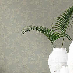 Galerie Wallcoverings Product Code DWP0250-06 - Emporium Wallpaper Collection - Beige Colours - Acanthus trail Design