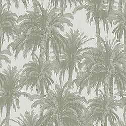 Galerie Wallcoverings Product Code ED13054 - Ted Baker Eden Wallpaper Collection - White Green Colours - Treetops Design