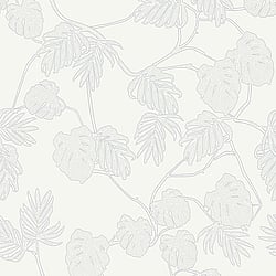 Galerie Wallcoverings Product Code ED13077 - Ted Baker Eden Wallpaper Collection - White Blue Colours - Leafit Design