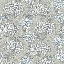 Galerie Wallcoverings Product Code ET12005 - Arts And Crafts Wallpaper Collection - Taupe Beige White Colours - Floral Vine Design