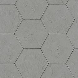 Galerie Wallcoverings Product Code EX31015 - Exposed Wallpaper Collection - Grey Colours - Hexagonal Block Design